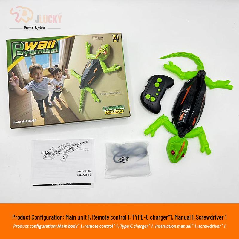 Remote Control Wall-Climbing Lizard Toy for Kids
Remote Control Wall-Climbing Lizard Toy for Kids