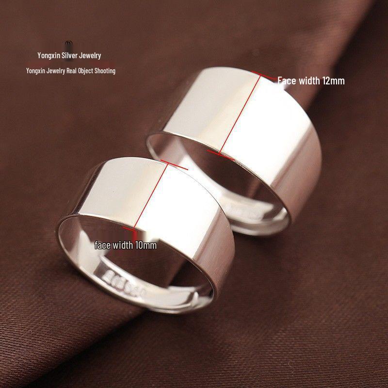 Широкое полированное кольцо из серебра 999 пробы для мужчин и женщин: Стильное, Роскошное и Модное Студенческое Кольцо Width 10mm (Single)
Широкое полированное кольцо из серебра 999 пробы для мужчин и женщин: Стильное, Роскошное и Модное Студенческое Кольцо Width 10mm (Single)