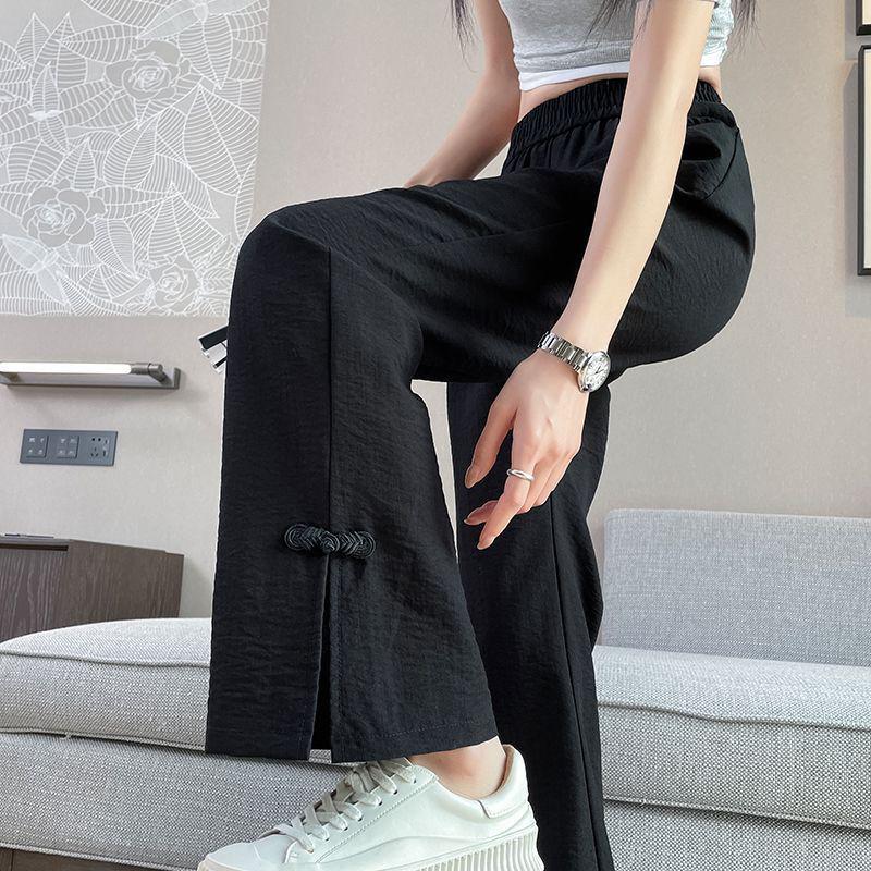 Women s Summer High Waist Plus Size Flare Pants with Slit and Sun Protection L (suggested 85-110 lbs) чорний
Women s Summer High Waist Plus Size Flare Pants with Slit and Sun Protection L (suggested 85-110 lbs) чорний