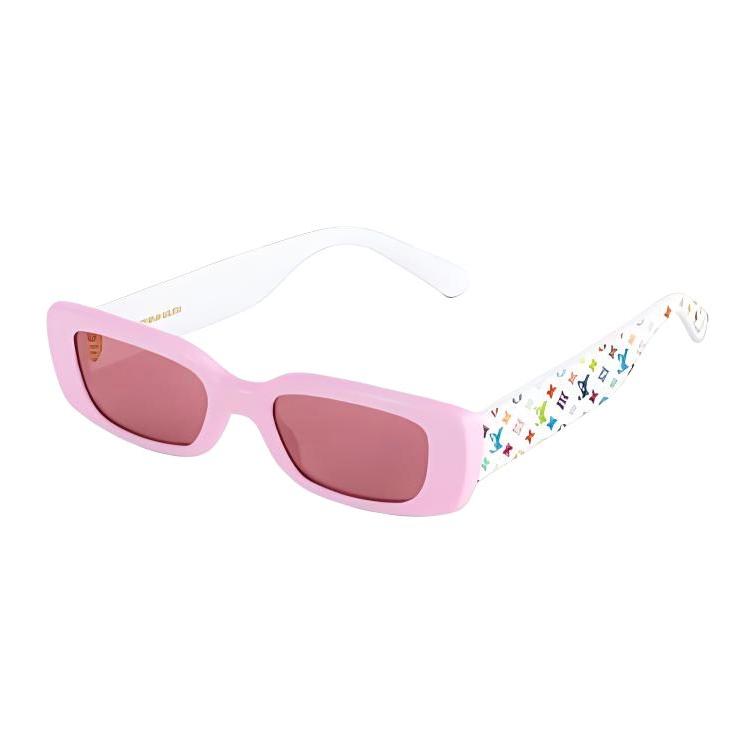 Louis Vuitton X Takashi Murakami Collaboration Square Sunglasses With Logo Pattern Decoration Unisex sunglasses White Z2711W Basic Packaging-Dust Bag+Eyeglass Case,F,White
Louis Vuitton X Takashi Murakami Collaboration Square Sunglasses With Logo Pattern Decoration Unisex sunglasses White Z2711W Basic Packaging-Dust Bag+Eyeglass Case,F,White