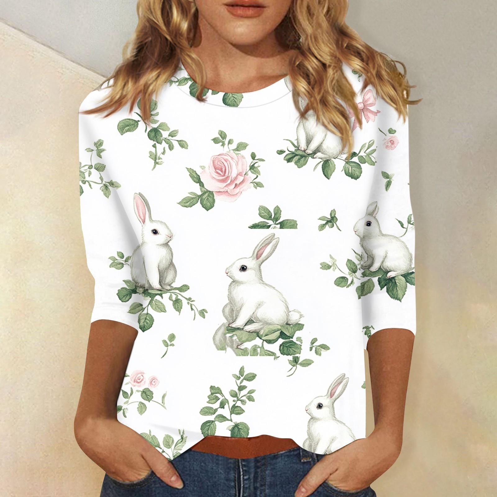 Футболка женская с рукавом 3/4, повседневный топ с пасхальным принтом, футболка с круглым вырезом XXXXXL белый
Футболка женская с рукавом 3/4, повседневный топ с пасхальным принтом, футболка с круглым вырезом XXXXXL белый