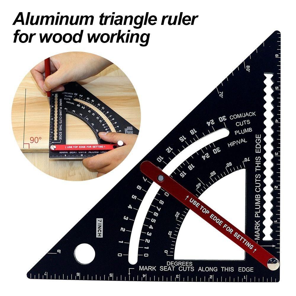 7 Inch Carpenter Square Layout Tool 45 Degree Protractor Right Angle Ruler Aluminium Alloy
7 Inch Carpenter Square Layout Tool 45 Degree Protractor Right Angle Ruler Aluminium Alloy