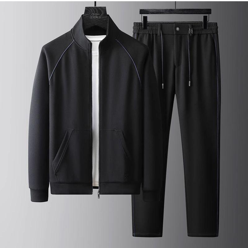 Autumn and Winter High-end Light Luxury Stretch Jacket Two-piece Set for Men Versatile Long-sleeved Stand-up Collar Casual Versatile Sports Suit M
Autumn and Winter High-end Light Luxury Stretch Jacket Two-piece Set for Men Versatile Long-sleeved Stand-up Collar Casual Versatile Sports Suit M