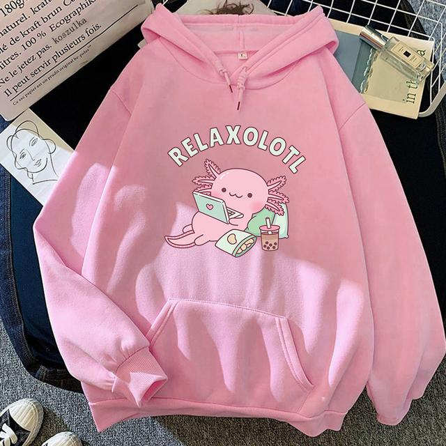 Женщины Корейский стиль Axolotl Boba Молоко Чай Толстовки Мультфильм Графический свитшот Женская одежда Кавайи Винтаж Харадзюку Судадерас Одежда
Женщины Корейский стиль Axolotl Boba Молоко Чай Толстовки Мультфильм Графический свитшот Женская одежда Кавайи Винтаж Харадзюку Судадерас Одежда