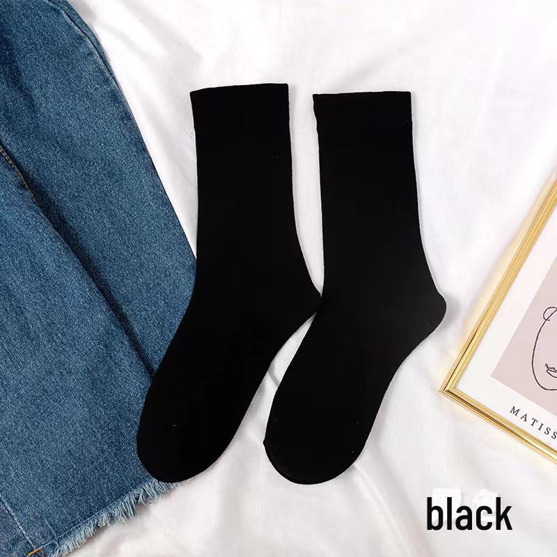 Женские тонкие белые хлопковые носки-крюч-носки - дизайн без косточек, модный однотонный цвет, японский корейский стиль One Size чёрный
Женские тонкие белые хлопковые носки-крюч-носки - дизайн без косточек, модный однотонный цвет, японский корейский стиль One Size чёрный