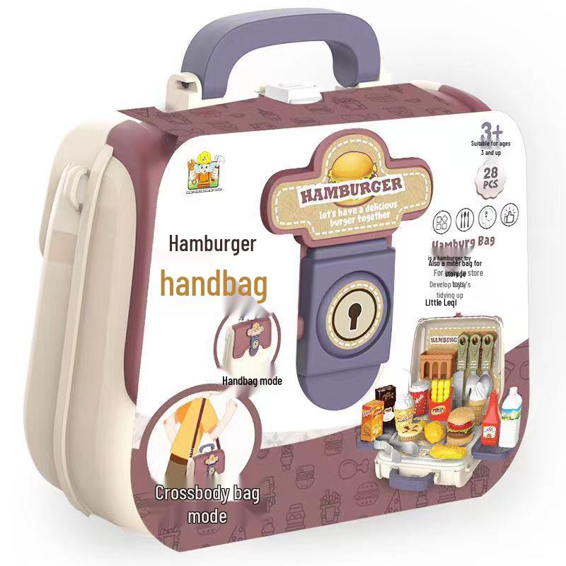 Kids Role-Play Hamburger Kitchen Set: Toolbox, Backpack, Makeup Bag, and Simulation Toy Models
Kids Role-Play Hamburger Kitchen Set: Toolbox, Backpack, Makeup Bag, and Simulation Toy Models