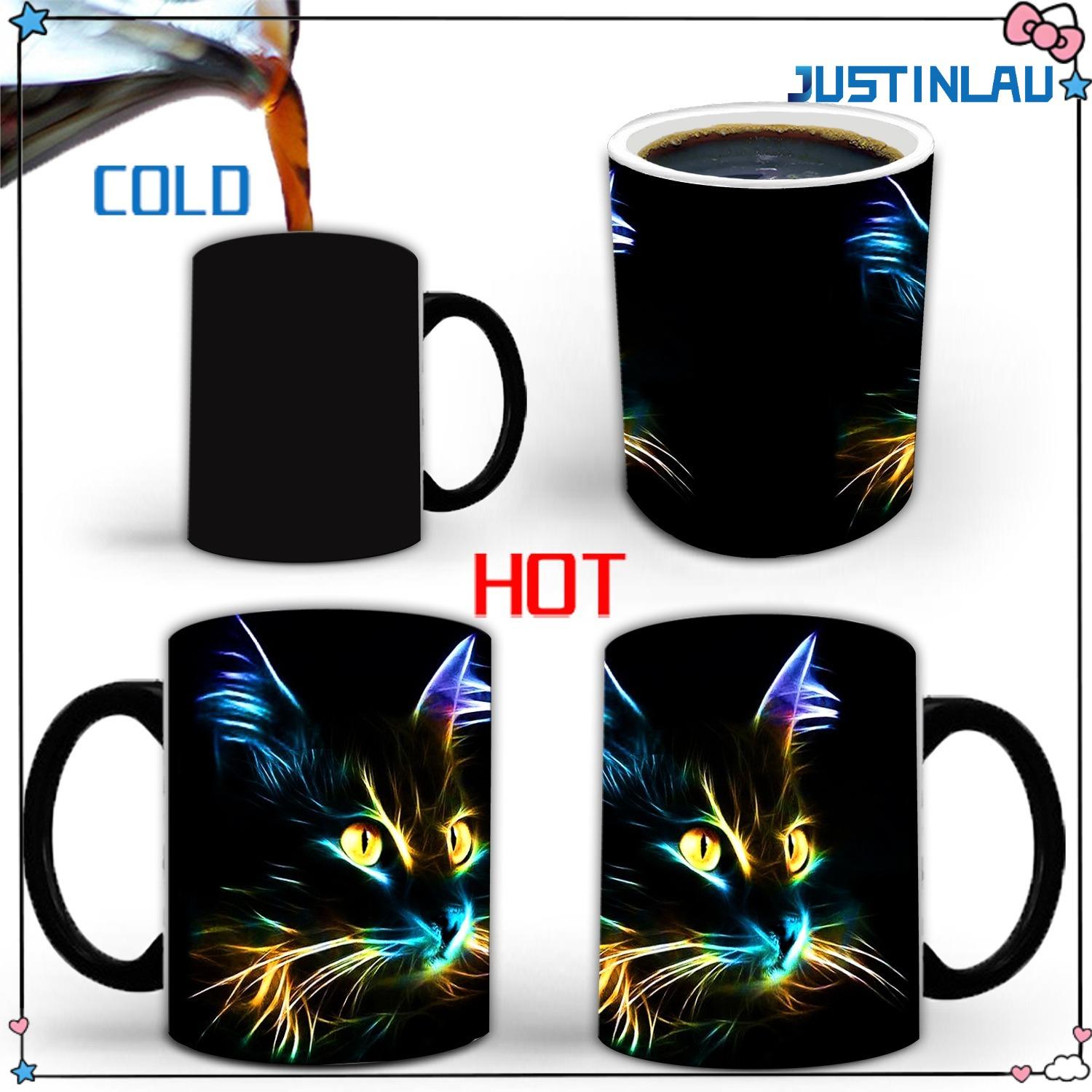 Colorful Cat Color Changing Mug Ceramic Thermal Reaction Magic Coffee Tea Ceramic Mug for Couples To Give Gifts Mug 301-400ml
Colorful Cat Color Changing Mug Ceramic Thermal Reaction Magic Coffee Tea Ceramic Mug for Couples To Give Gifts Mug 301-400ml