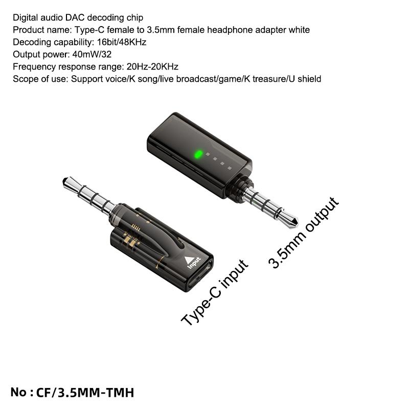 1Pc Type C Female To 3.5mm Male AUX Audio Adapter Headphone Aack Converter CD Player Audio Car Aux For 17 16 Laptop
1Pc Type C Female To 3.5mm Male AUX Audio Adapter Headphone Aack Converter CD Player Audio Car Aux For 17 16 Laptop