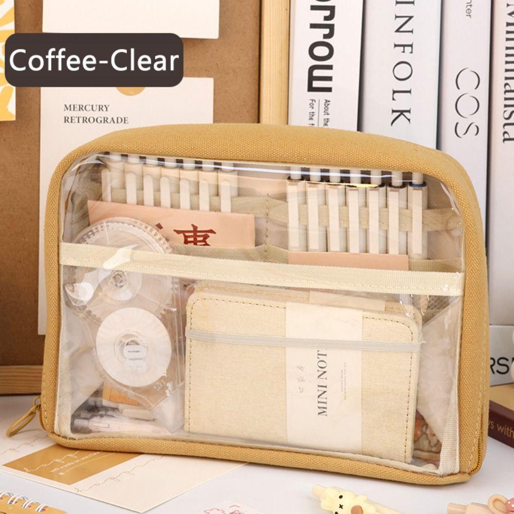 New Large Capacity Clear Pencil Case Transparent School Pouch Pen Bag Kawaii Stationery Pencil Box Women
New Large Capacity Clear Pencil Case Transparent School Pouch Pen Bag Kawaii Stationery Pencil Box Women