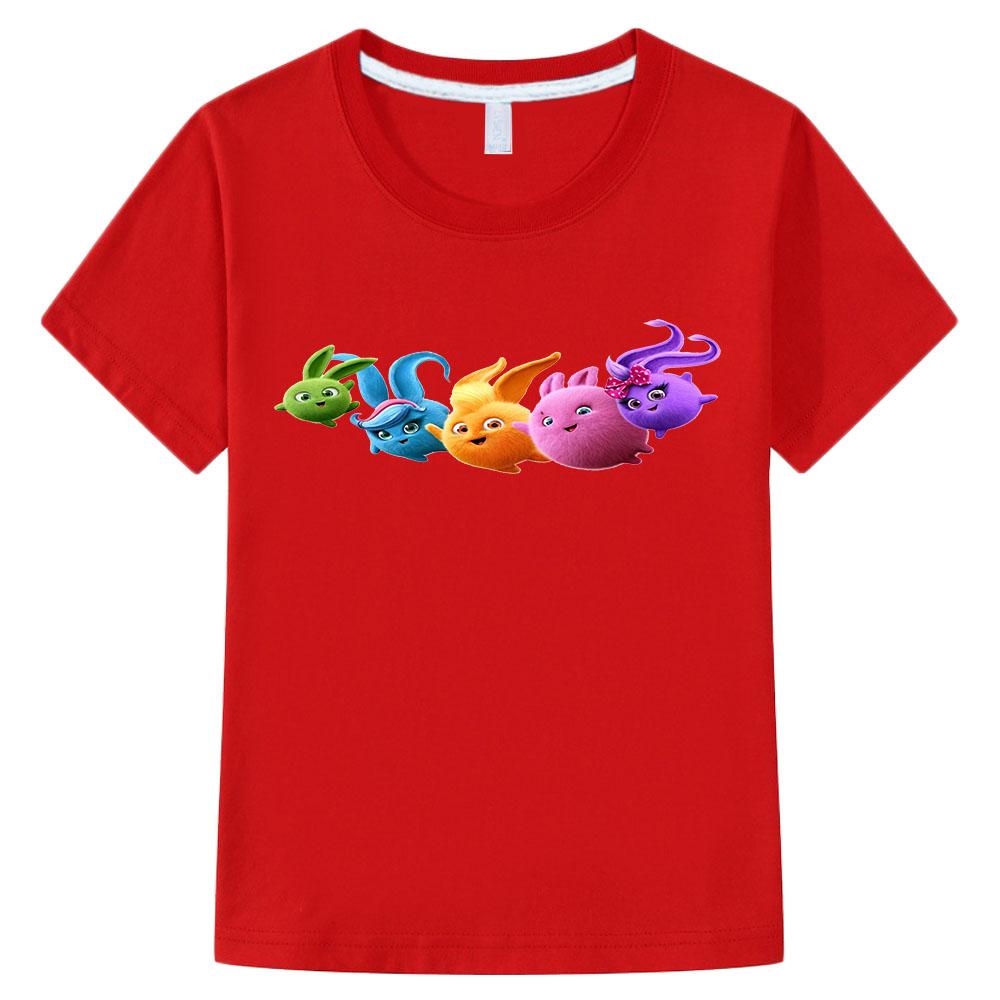 100% Cotton Sunny Bunnies Children s T-shirt Cute Rabbit Cartoon Print Girls Tops Boys Tees Fashion Kids Summer clothes Short Sleeve Anime T-shirt 100 червоний
100% Cotton Sunny Bunnies Children s T-shirt Cute Rabbit Cartoon Print Girls Tops Boys Tees Fashion Kids Summer clothes Short Sleeve Anime T-shirt 100 червоний