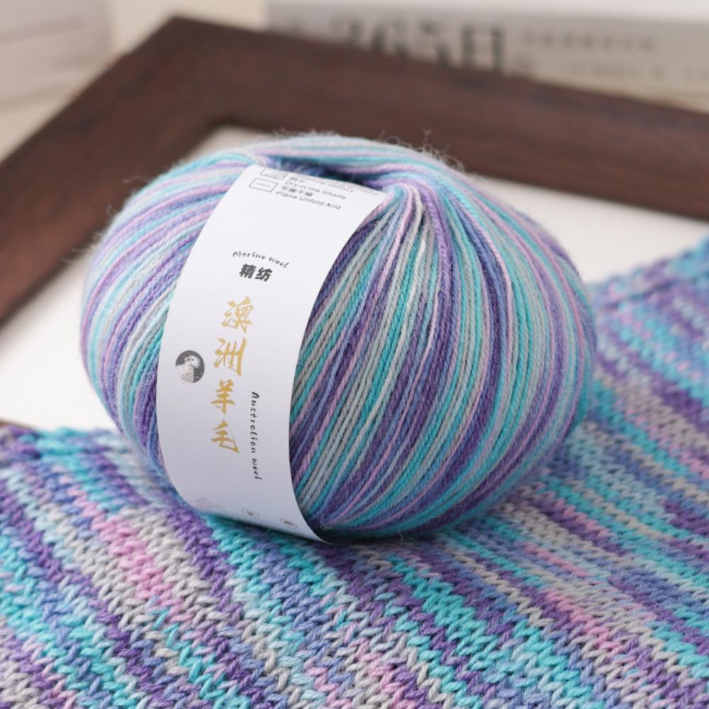50g/ Roll Durable Gradient Color Wool Yarn Handmade Knitting Crochet Yarn Soft DIY Knitting Yarn for Hat Sweater
50g/ Roll Durable Gradient Color Wool Yarn Handmade Knitting Crochet Yarn Soft DIY Knitting Yarn for Hat Sweater