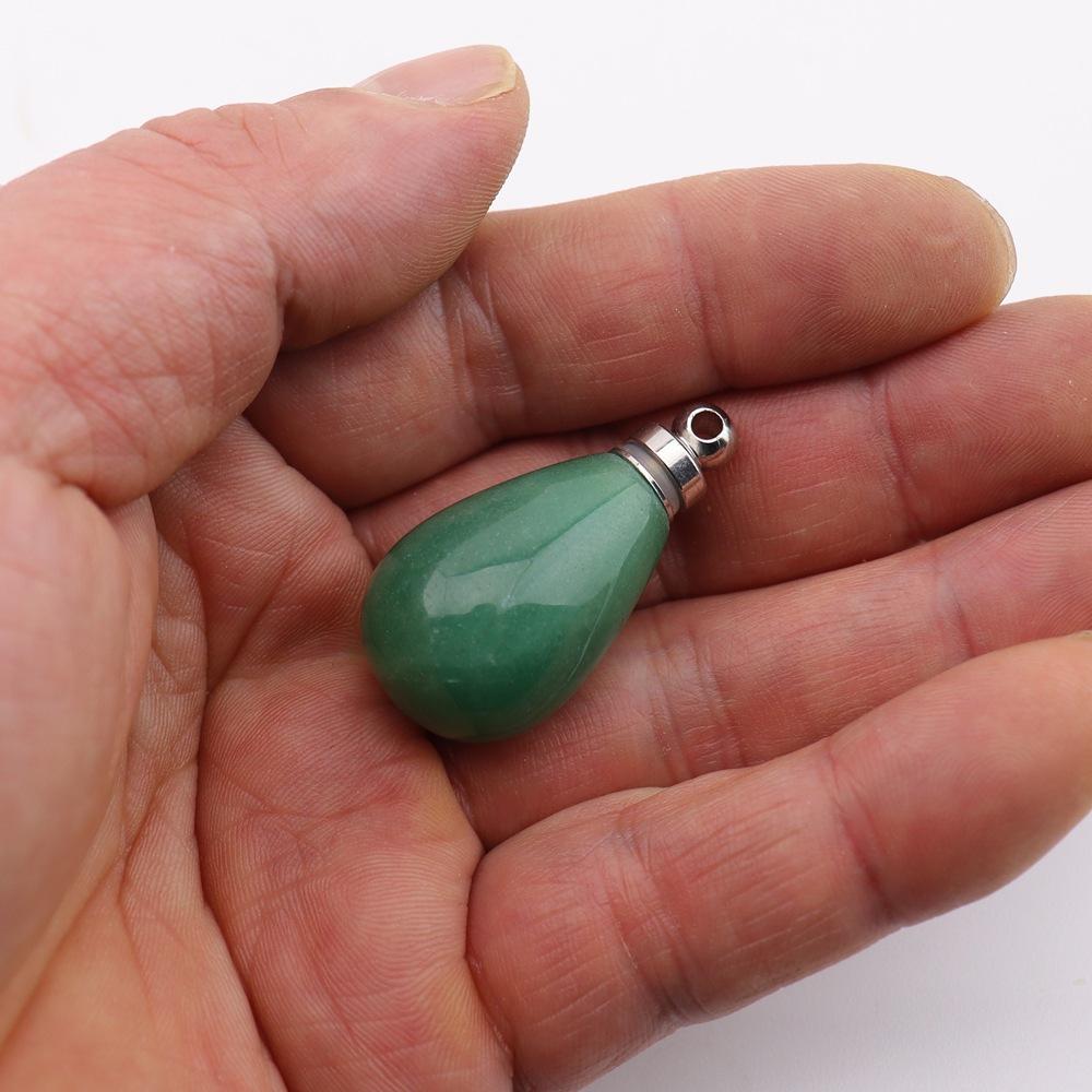 Natural Stone Water Droplets Can Open Perfume Bottle, Necklace Pendant Pendant N768
Natural Stone Water Droplets Can Open Perfume Bottle, Necklace Pendant Pendant N768