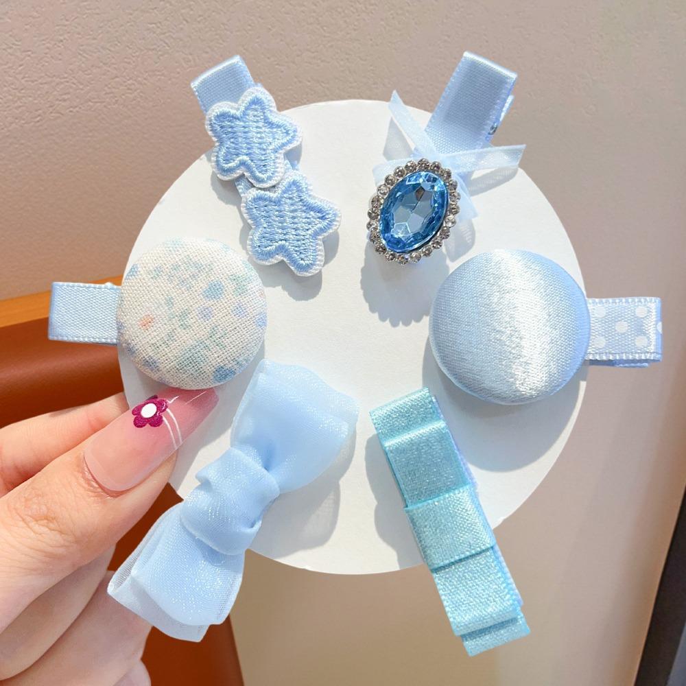 6pcs/set Soft Children s Fabric Hair Clips Non-detachable Floral Clips for Girls синий
6pcs/set Soft Children s Fabric Hair Clips Non-detachable Floral Clips for Girls синий