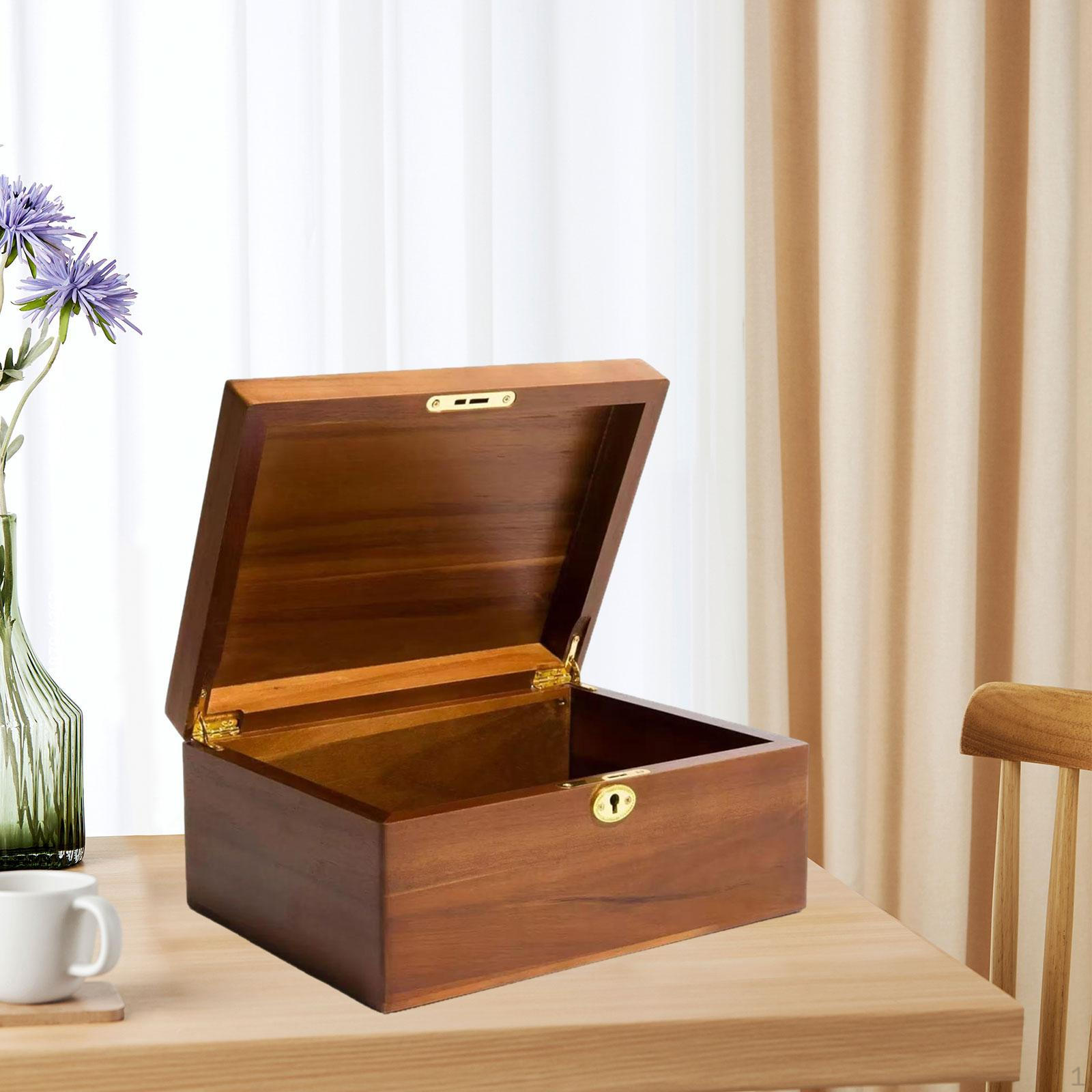 Vintage Decorative Box Handmade Wooden Gift Chest Keepsake for Keepsakes Indoor Outdoor
Vintage Decorative Box Handmade Wooden Gift Chest Keepsake for Keepsakes Indoor Outdoor