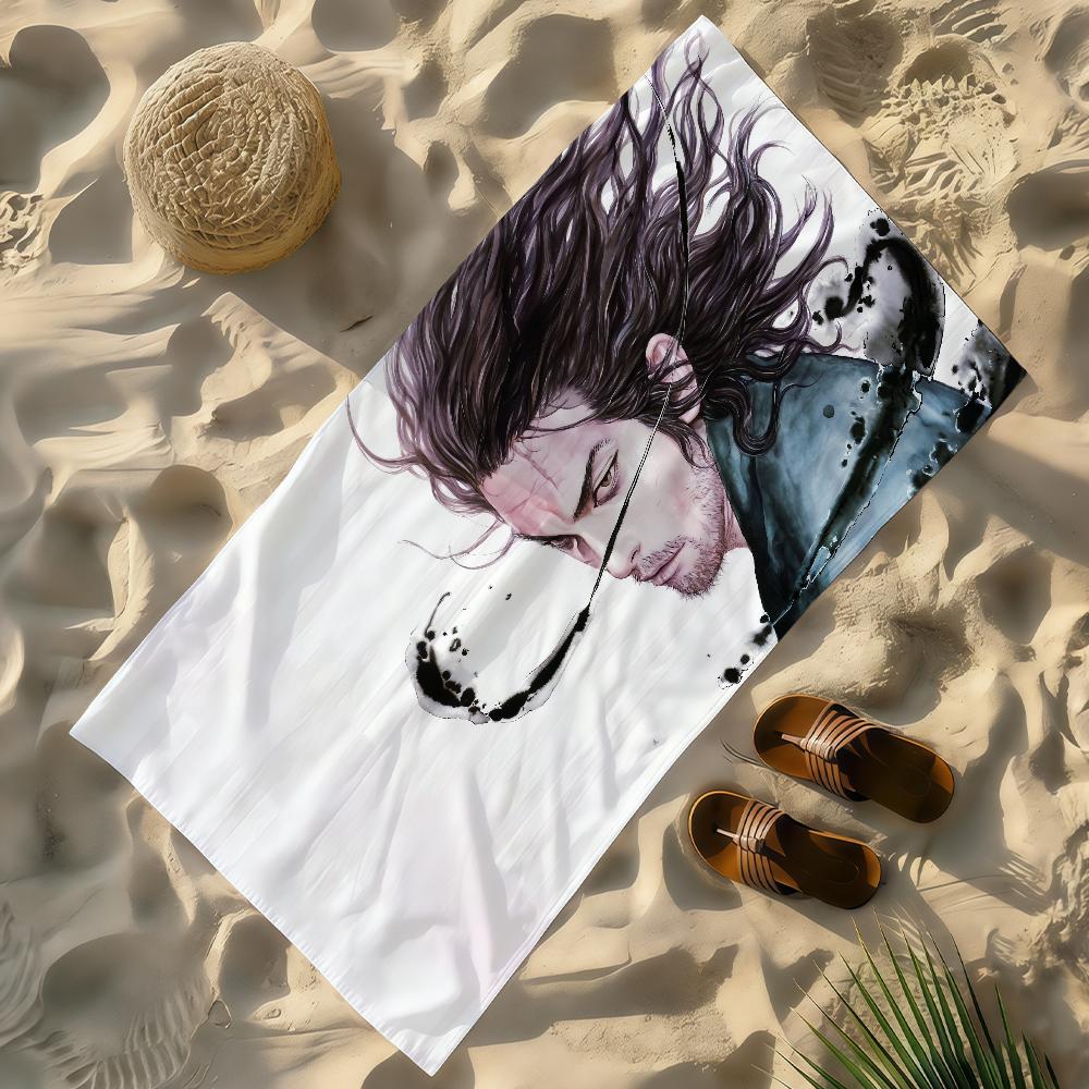 Manga V-VagabondS Towel Soft Lightweight Anti-Sand Large Beach Towel Quick-Drying Bath Sports Family W30*H60(CM)
Manga V-VagabondS Towel Soft Lightweight Anti-Sand Large Beach Towel Quick-Drying Bath Sports Family W30*H60(CM)