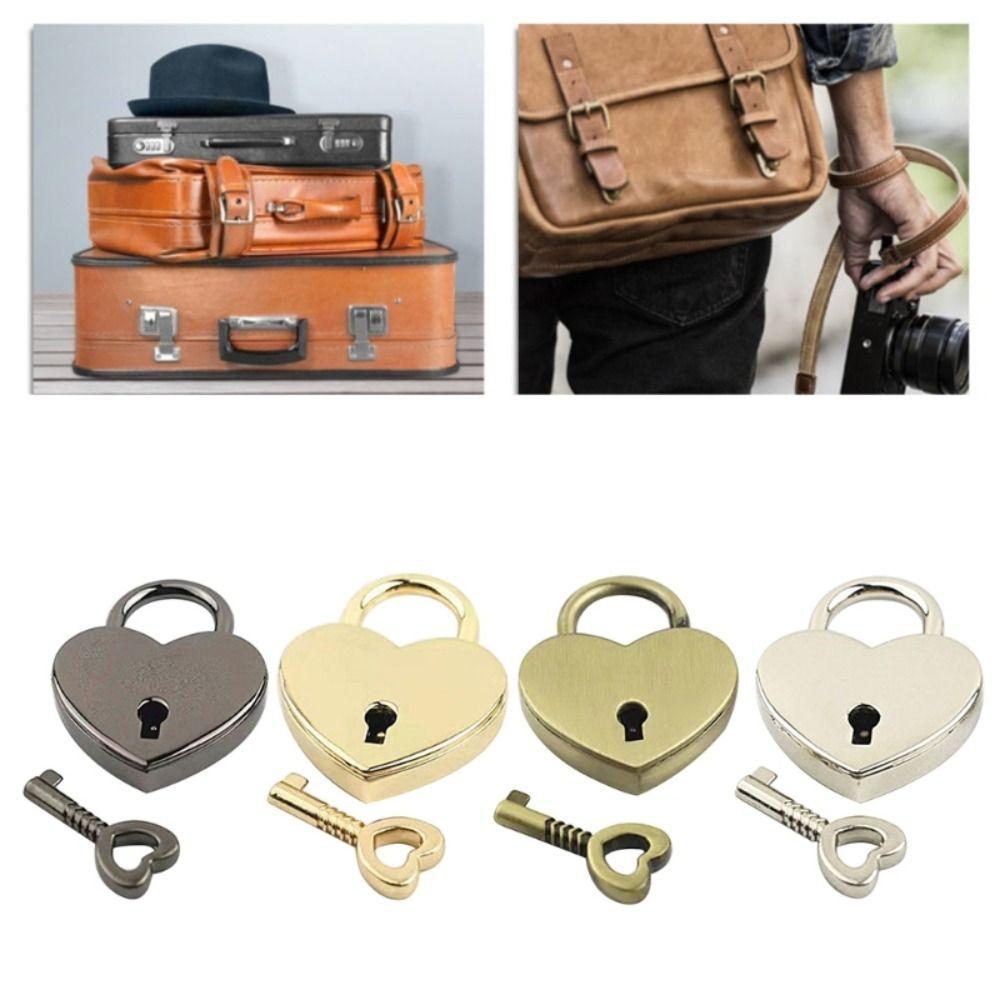 Hardware Vintage With Key Bag Diary Book Luggage Box Heart Shape Key Lock Mini Padlock style1
Hardware Vintage With Key Bag Diary Book Luggage Box Heart Shape Key Lock Mini Padlock style1