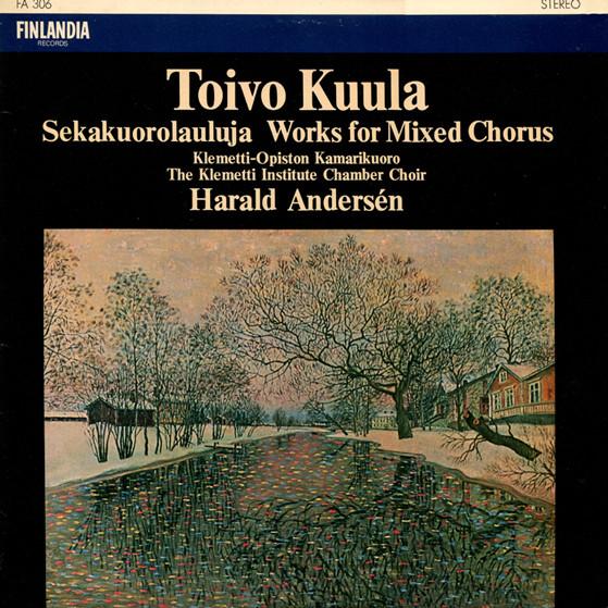 LP Record TOIVO KUULA HARALD ANDERSEN Sekakuorolauluja Works For Mixed Ch FA306 FINLANDIA 1979 Finland Classical Used
LP Record TOIVO KUULA HARALD ANDERSEN Sekakuorolauluja Works For Mixed Ch FA306 FINLANDIA 1979 Finland Classical Used