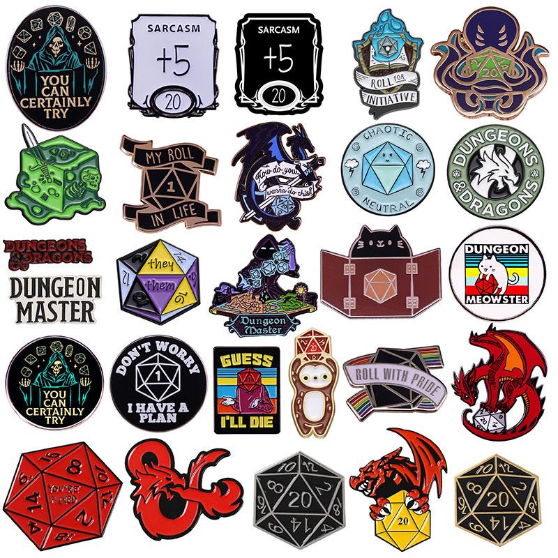 RPG Game Dungeon DnD Dragon Dice D20 Anime Enamel Pin Lapel Badges Manga Brooches for Women Fashion Jewelry Accessories Gifts
RPG Game Dungeon DnD Dragon Dice D20 Anime Enamel Pin Lapel Badges Manga Brooches for Women Fashion Jewelry Accessories Gifts