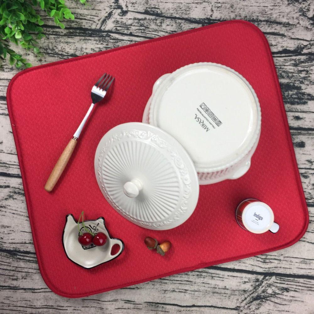 Absorbent Microfiber Dishes Drainer Mat Non Slip Kitchen Counter Mat Placemat Drying Pad Cabinet красный
Absorbent Microfiber Dishes Drainer Mat Non Slip Kitchen Counter Mat Placemat Drying Pad Cabinet красный