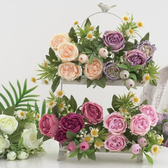 Artificial Rose with Stem 7 Heads Non-withering No Watering Wedding Photo Props Realistic Reusable Faux Flower Bouquet Home Decoration Supplies
Artificial Rose with Stem 7 Heads Non-withering No Watering Wedding Photo Props Realistic Reusable Faux Flower Bouquet Home Decoration Supplies
