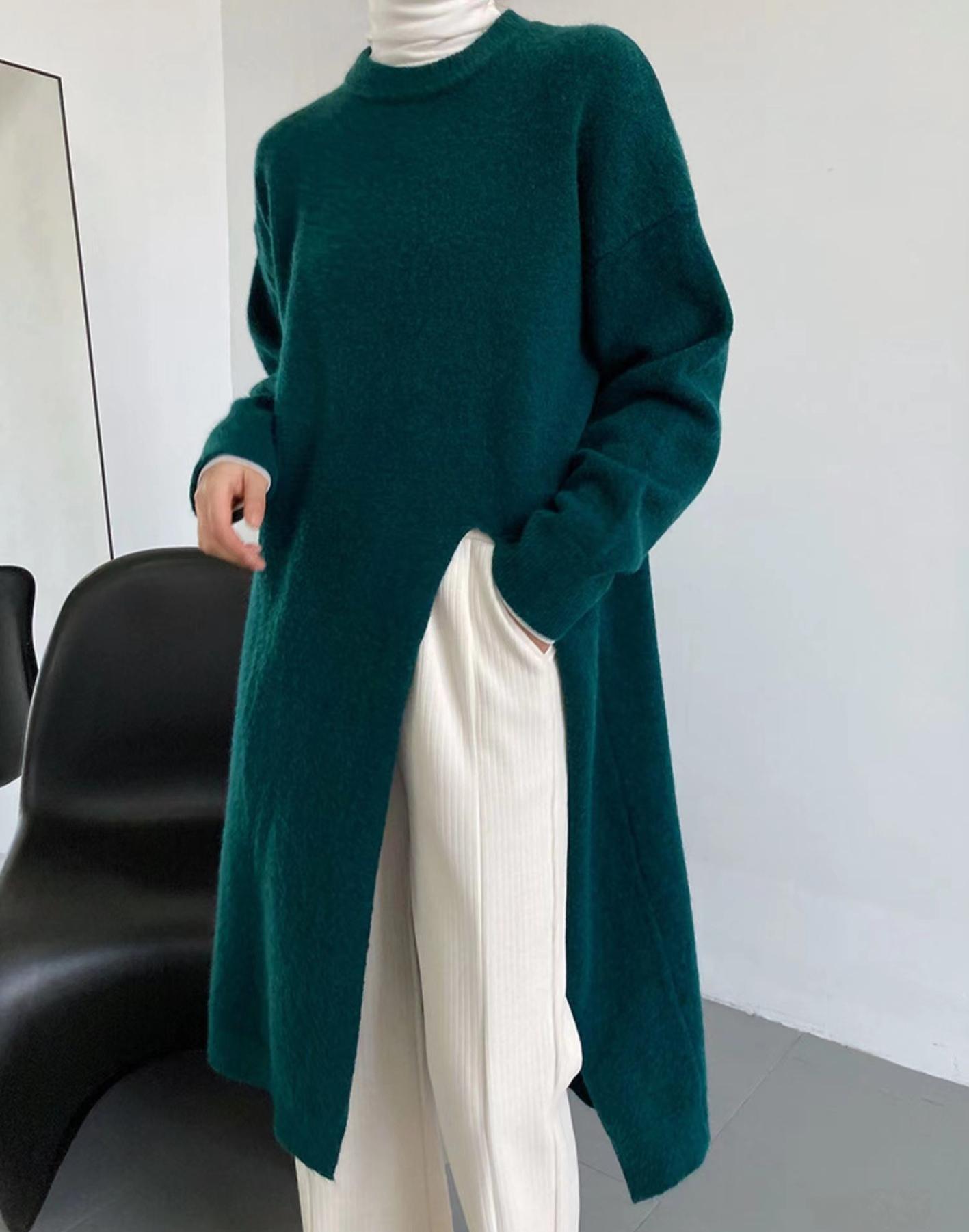 Шерстяное платье с разрезом в стиле ретро, женское осеннее белое однотонное мягкое длинное трикотажное платье с круглым вырезом, женская одежда, зимний трикотаж, шикарный One Size зелёный
Шерстяное платье с разрезом в стиле ретро, женское осеннее белое однотонное мягкое длинное трикотажное платье с круглым вырезом, женская одежда, зимний трикотаж, шикарный One Size зелёный