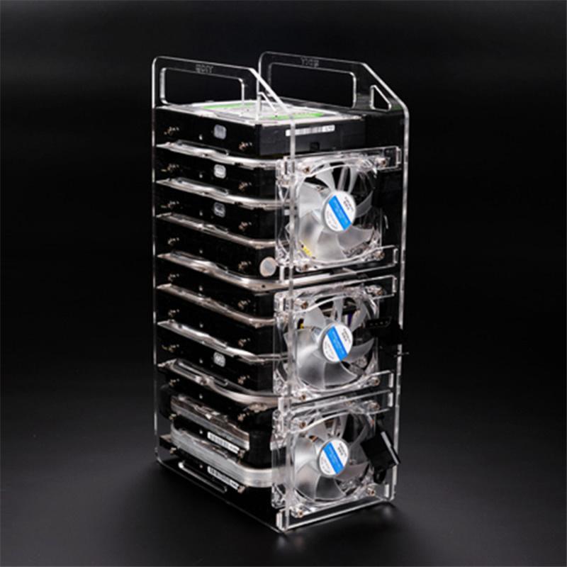 NEW Transparent hard disk extension rack--3.5inch Desktop Computer external hard drives HDD hard disk drives Cage
NEW Transparent hard disk extension rack--3.5inch Desktop Computer external hard drives HDD hard disk drives Cage