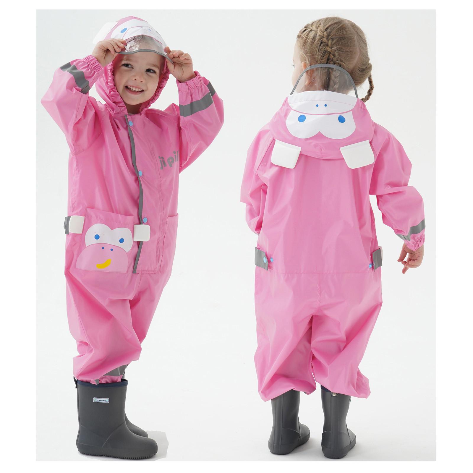 Детский дождевик для детей 1-10 лет, детский водонепроницаемый комбинезон с капюшоном, цельный, милый мультяшный плащ для малышей S розовый
Детский дождевик для детей 1-10 лет, детский водонепроницаемый комбинезон с капюшоном, цельный, милый мультяшный плащ для малышей S розовый