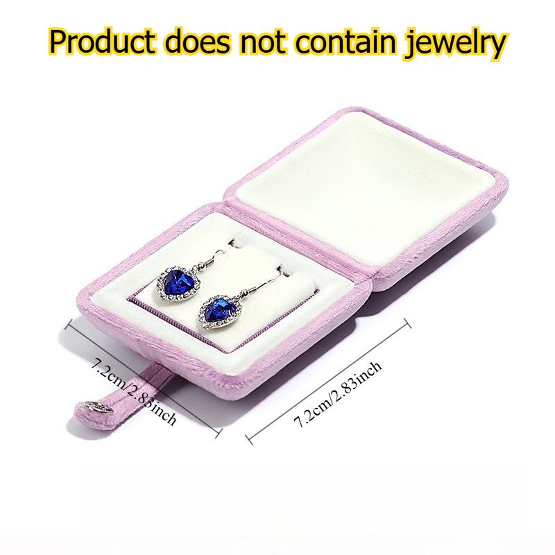 1pcs Velvet Snap Button Jewelry Organizer Box Ring Pendant Bracelet Storage Case for Necklaces Rings and Jewelry Accessories
1pcs Velvet Snap Button Jewelry Organizer Box Ring Pendant Bracelet Storage Case for Necklaces Rings and Jewelry Accessories