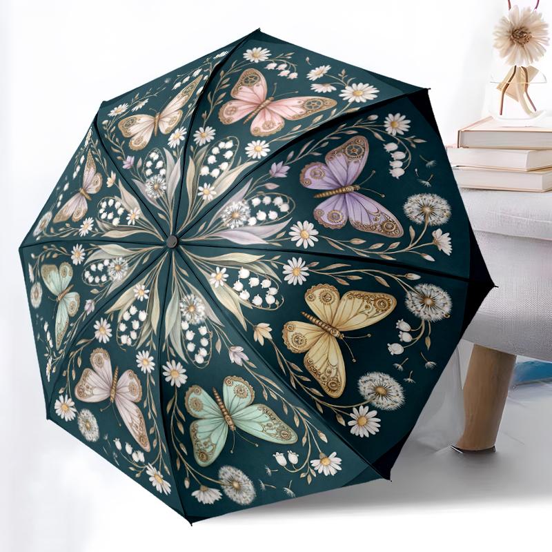 1pc Sturdy 8-Bone Auto Umbrella, Colorful Butterflies Umbrella, Digital Printed, Foldable Umbrella for On-the-Go Outdoor Use
1pc Sturdy 8-Bone Auto Umbrella, Colorful Butterflies Umbrella, Digital Printed, Foldable Umbrella for On-the-Go Outdoor Use