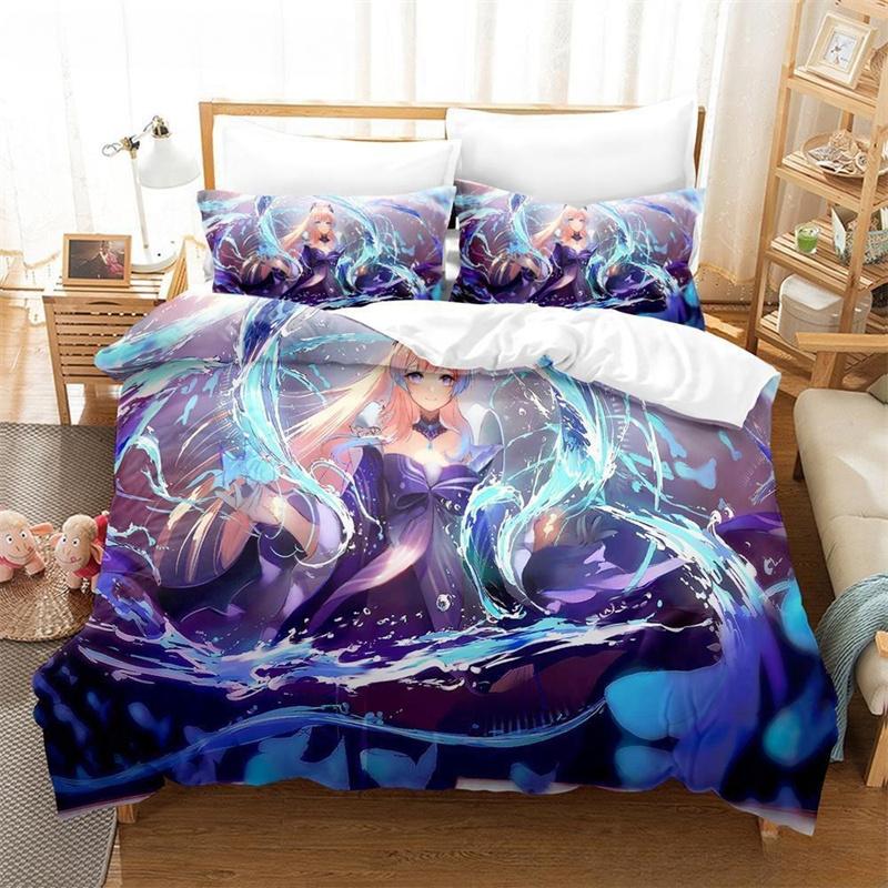Lightweight Vibrant Genshin Impact Sangonomiya Kokomi Cartoon Anime three piece Adult Kid Bedroom Sets 3D Kawaii Girls Quilt Comforter (quilt)-EU Single(135*200cm)3pcs
Lightweight Vibrant Genshin Impact Sangonomiya Kokomi Cartoon Anime three piece Adult Kid Bedroom Sets 3D Kawaii Girls Quilt Comforter (quilt)-EU Single(135*200cm)3pcs