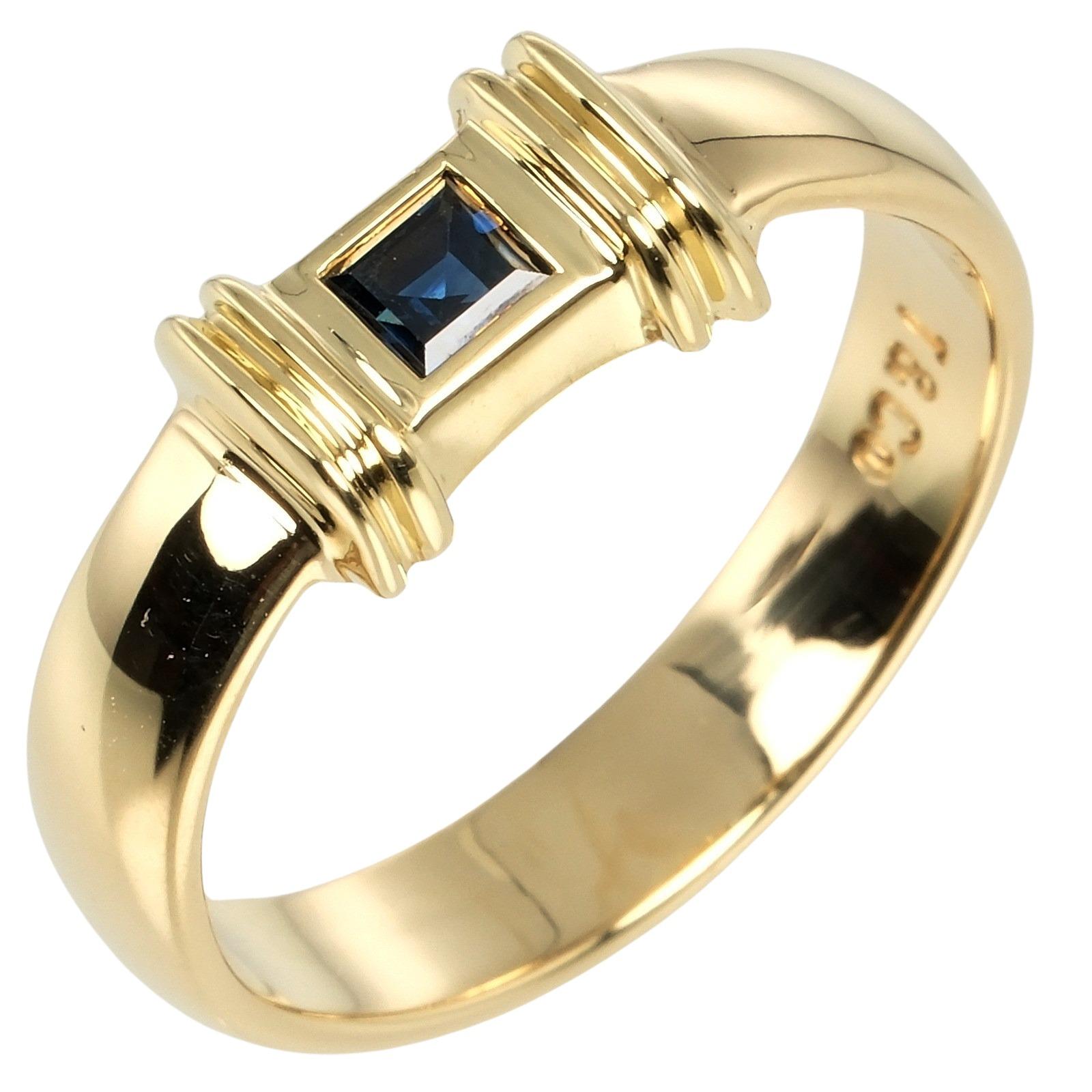 TIFFANY&Co. cushion Ring K18 yellow gold/sapphire #4.9(US Size) 4.65g Women Used
TIFFANY&Co. cushion Ring K18 yellow gold/sapphire #4.9(US Size) 4.65g Women Used