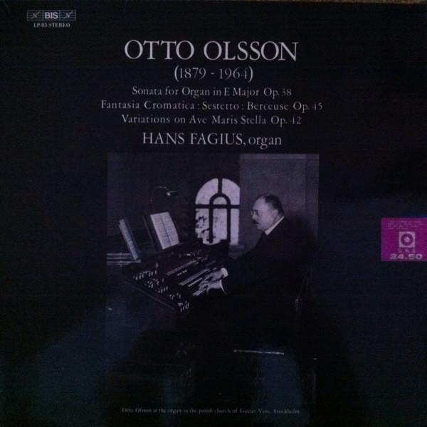 LP Record OTTO OLSSON HANS FAGIUS Sonata For Organ In E Major Op. 38 LP85 BIS 1978 Sweden Classical Used
LP Record OTTO OLSSON HANS FAGIUS Sonata For Organ In E Major Op. 38 LP85 BIS 1978 Sweden Classical Used