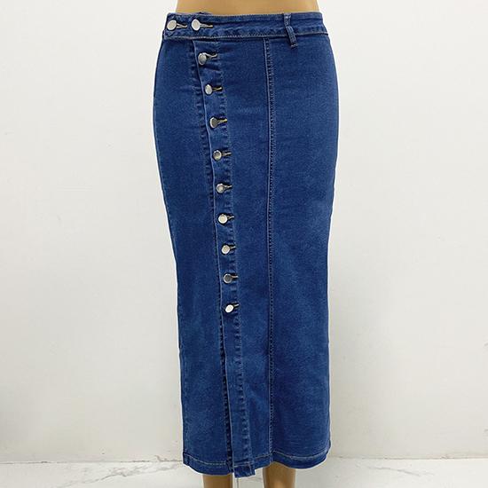Spring and Autumn Fashion Women s Button Irregular Skirt, Split Half Body Denim Skirt, High Waist Sexy Hip Hugging Skirt S темно-синий
Spring and Autumn Fashion Women s Button Irregular Skirt, Split Half Body Denim Skirt, High Waist Sexy Hip Hugging Skirt S темно-синий