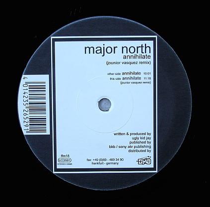 12inch Record MAJOR NORTH - Annihilate (Remix) FFM18 Made In Frankfu 1998 Germany Dance & Electronica Used
12inch Record MAJOR NORTH - Annihilate (Remix) FFM18 Made In Frankfu 1998 Germany Dance & Electronica Used