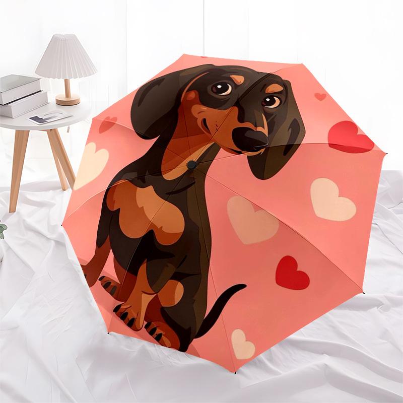 1pc Dachshund Love Hearts Illustration Umbrella with Plastic Handle,Suitable for All Seasons Home Travel Outdoor Umbrellaptys31026
1pc Dachshund Love Hearts Illustration Umbrella with Plastic Handle,Suitable for All Seasons Home Travel Outdoor Umbrellaptys31026