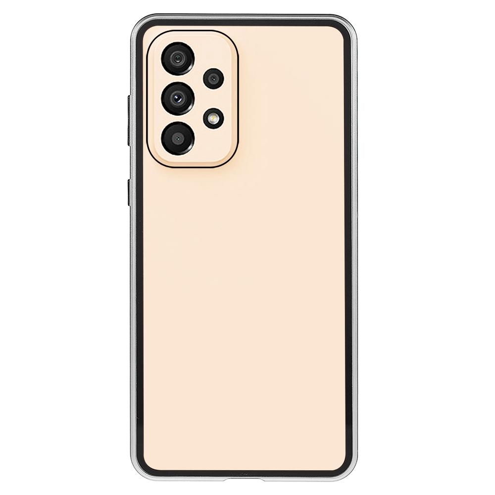 For Samsung Galaxy A33 5G Anti-scratch Metal Bumper+Double-sided Tempered Glass Magnetic Shell 360 Degree Protective Phone Cover Silver
For Samsung Galaxy A33 5G Anti-scratch Metal Bumper+Double-sided Tempered Glass Magnetic Shell 360 Degree Protective Phone Cover Silver