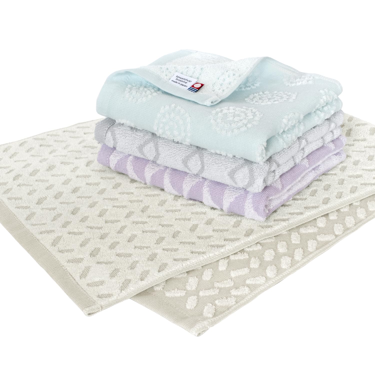 Набор для лица Bloom Imabari Certified из двусторонних махровых полотенец SION для использования в помещении, сделано в Японии, 4 шт., (Сион) Дизайн, Мягкий, Впитывающий, Быстросохнущий, Сушка, 100% хлопок,
Набор для лица Bloom Imabari Certified из двусторонних махровых полотенец SION для использования в помещении, сделано в Японии, 4 шт., (Сион) Дизайн, Мягкий, Впитывающий, Быстросохнущий, Сушка, 100% хлопок,