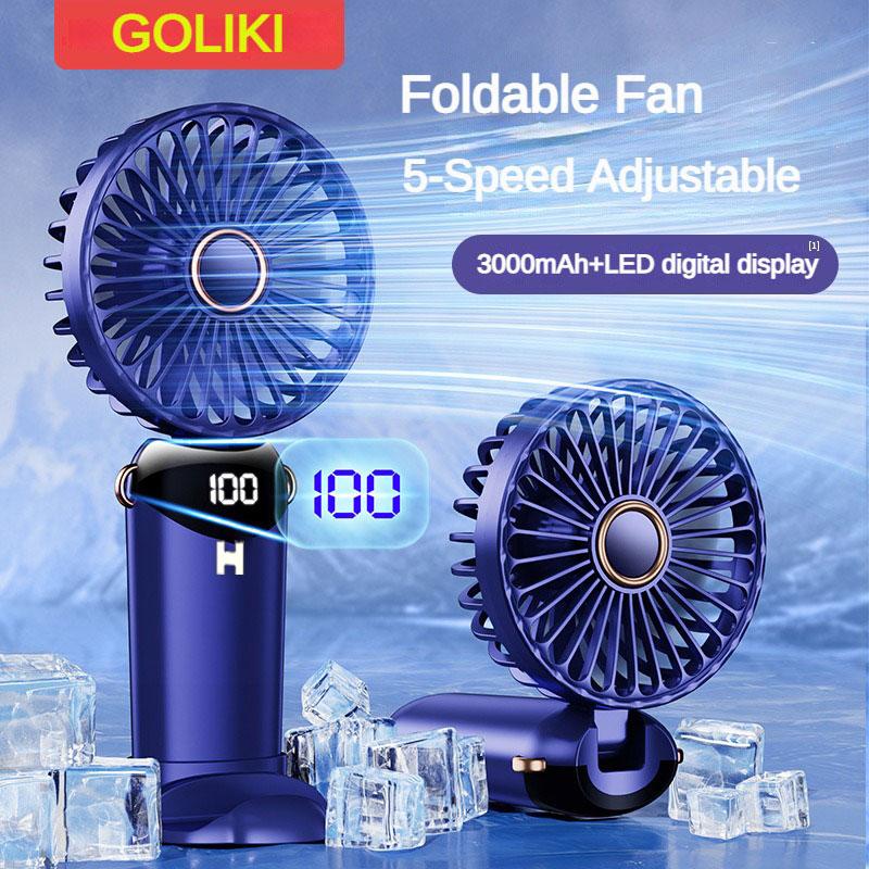 4000mAh Handheld Mini Fan Foldable Portable Neck Hanging Fans 5 Speed USB Rechargeable Fan with Phone Stand and Display Screen
4000mAh Handheld Mini Fan Foldable Portable Neck Hanging Fans 5 Speed USB Rechargeable Fan with Phone Stand and Display Screen