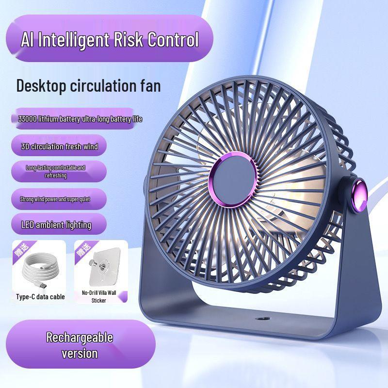 Silent USB Desktop Fan for Dorms and Offices Plug-In - No Battery
Silent USB Desktop Fan for Dorms and Offices Plug-In - No Battery
