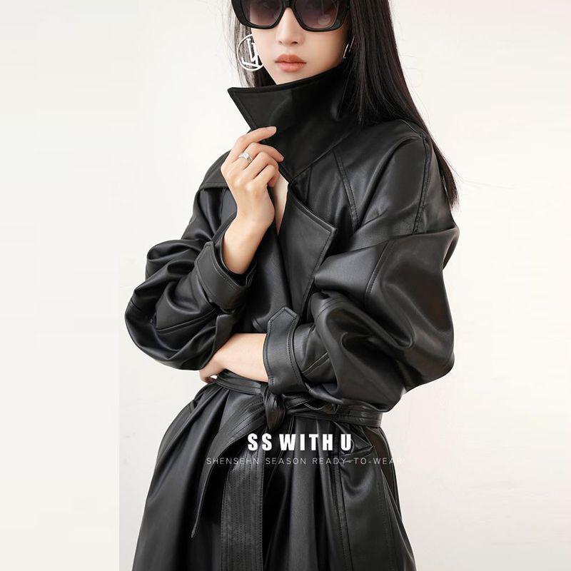 Women s Mid-Length Leather Jacket: European & American Style, Autumn/Winter 2025, Plus Velvet, Thickened Trench Coat L (141-160 lbs)
Women s Mid-Length Leather Jacket: European & American Style, Autumn/Winter 2025, Plus Velvet, Thickened Trench Coat L (141-160 lbs)