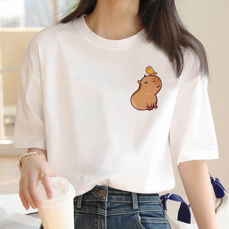 Футболка з капібарою Жіноча футболка Kawaii Japanese Vintage Graphic Tees Жіноча футболка укорочений топ Вінтаж S
Футболка з капібарою Жіноча футболка Kawaii Japanese Vintage Graphic Tees Жіноча футболка укорочений топ Вінтаж S