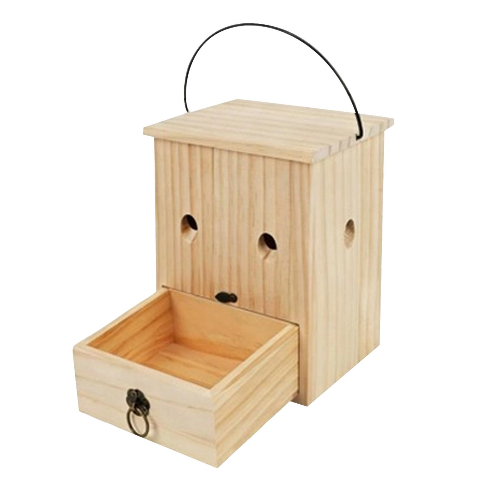 Outdoor Wooden Wasp Trap Natural Wood Material Hanging Design Easy to Use and Clean Safe for Garden and Patio Insect Control
Outdoor Wooden Wasp Trap Natural Wood Material Hanging Design Easy to Use and Clean Safe for Garden and Patio Insect Control