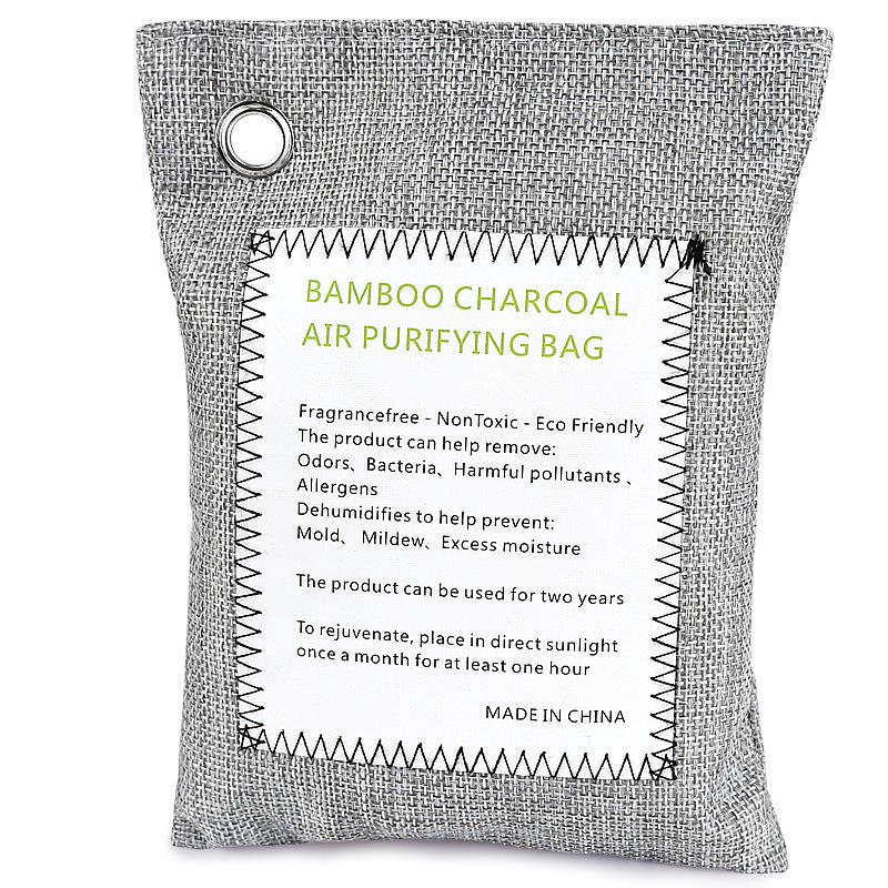 Bamboo Charcoal Odor and Moisture Removal Bag - High Temp Moisture-Proof Activated Carbon for Car and Home 100g
Bamboo Charcoal Odor and Moisture Removal Bag - High Temp Moisture-Proof Activated Carbon for Car and Home 100g
