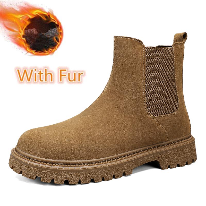 Autumn Winter High-Top Leather Shoes Versatile Men s Ankle Boots Fashion Business Casual Shoes Comfy Male Formal Chelsea Boots 46
Autumn Winter High-Top Leather Shoes Versatile Men s Ankle Boots Fashion Business Casual Shoes Comfy Male Formal Chelsea Boots 46