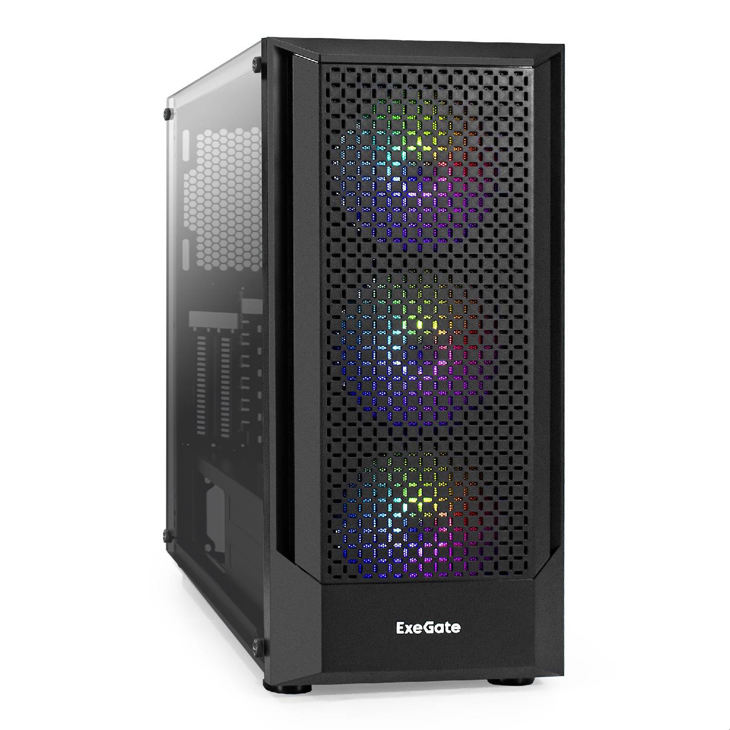 Корпус компьютера Exegate Ex295765rus Miditower Evo-8227 Atx без блока питания 2 USB 1 USB3 0 HD Audio Черный 3 вентиляционные отверстия с подсветкой RGB
Корпус компьютера Exegate Ex295765rus Miditower Evo-8227 Atx без блока питания 2 USB 1 USB3 0 HD Audio Черный 3 вентиляционные отверстия с подсветкой RGB