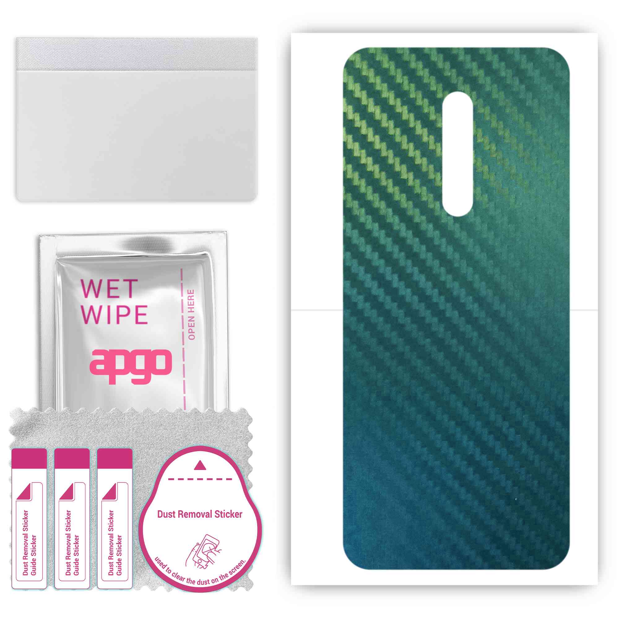 Apgo Protective Skin Sticker for the back compatible with vivo X27 Pro, Wrap Film, Foil, Vinyl - Pattern Carbon Chameleon CAKA1
Apgo Protective Skin Sticker for the back compatible with vivo X27 Pro, Wrap Film, Foil, Vinyl - Pattern Carbon Chameleon CAKA1