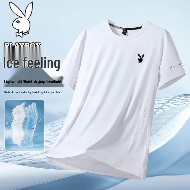 PLAYBOY Men s Quick Dry Ice Feel Short Sleeve T-Shirt 2XL
PLAYBOY Men s Quick Dry Ice Feel Short Sleeve T-Shirt 2XL