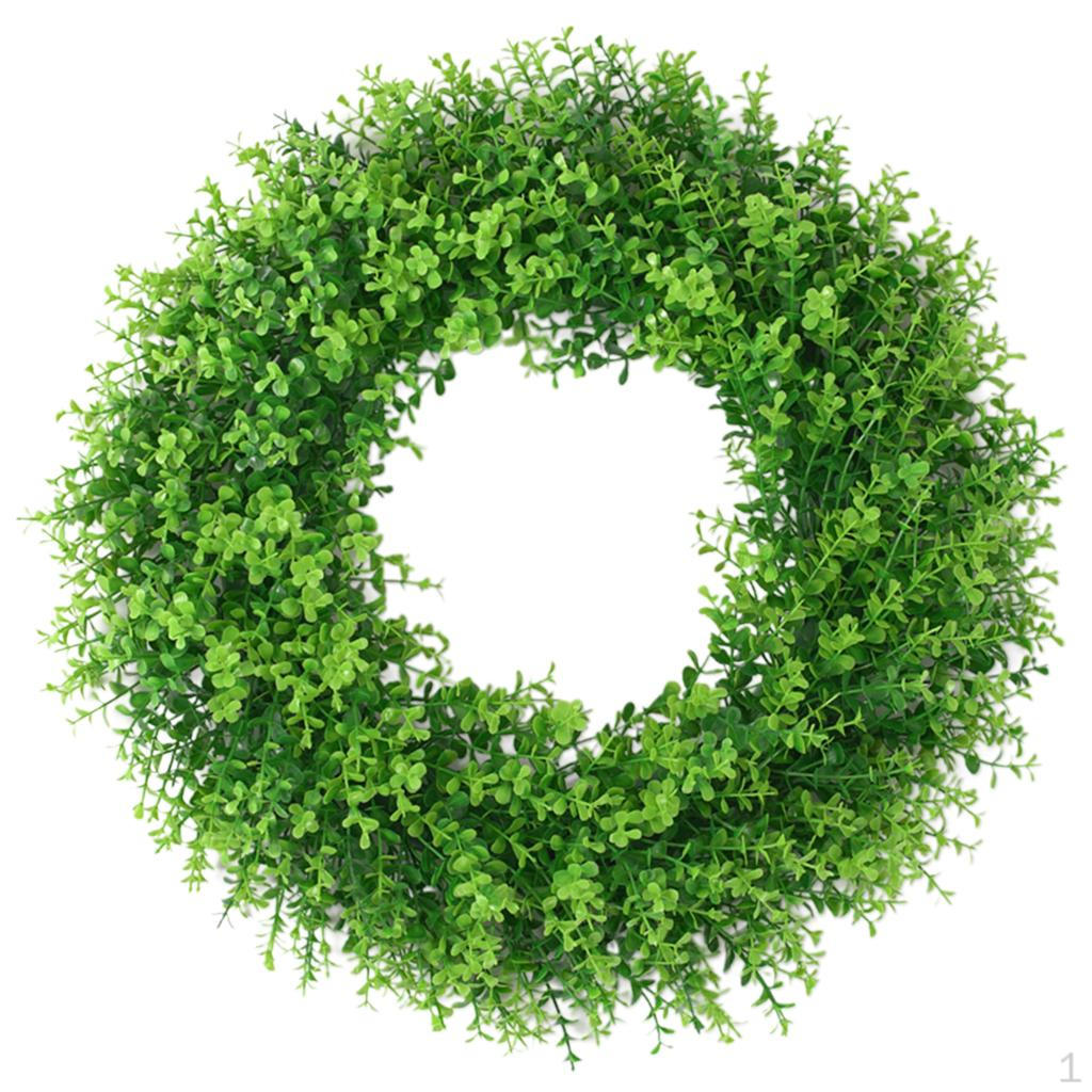 17 Round Wreath Artificial Door Decoration Green
17 Round Wreath Artificial Door Decoration Green