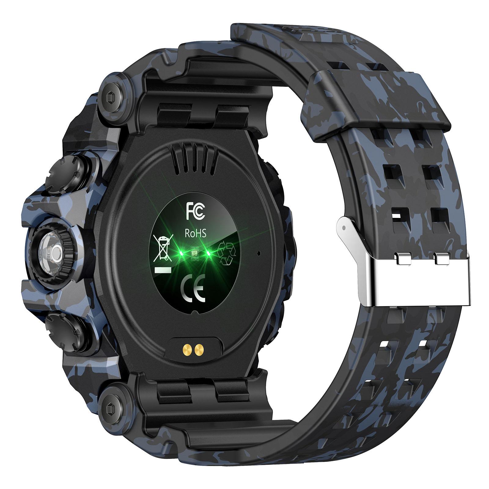 LC21 1,32-дюймовий розумний годинник з підтримкою дзвінків через Bluetooth, ліхтариком, компасом, SOS, моніторингом здоров я, спортивний годинник Camouflage Grey
LC21 1,32-дюймовий розумний годинник з підтримкою дзвінків через Bluetooth, ліхтариком, компасом, SOS, моніторингом здоров я, спортивний годинник Camouflage Grey