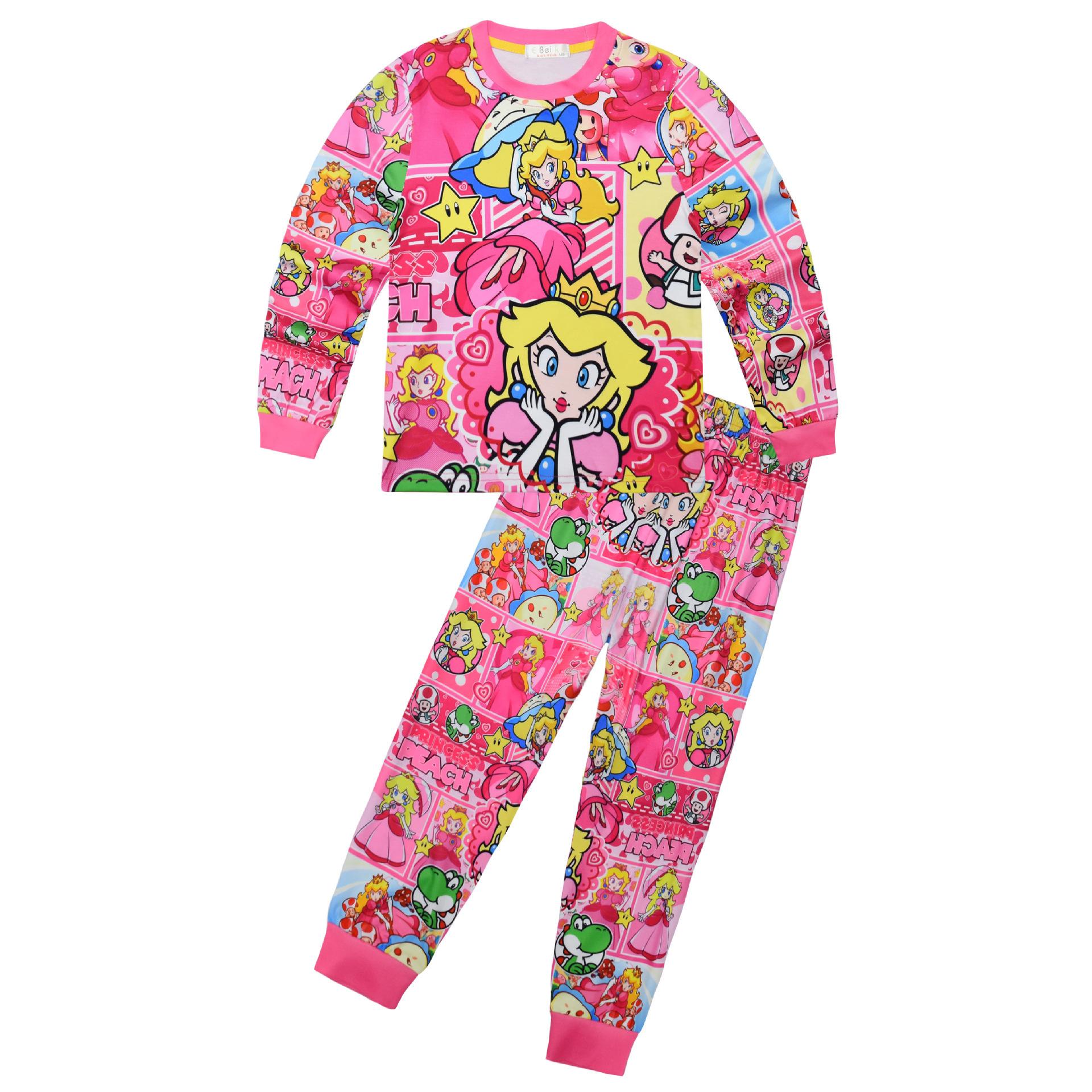 Long-Sleeved Animation Cartoon Digital Printing, Middle-Aged And Older Children S Loungewear Set, Long-Sleeved Two-Piece Set, Sleeping 7833 110
Long-Sleeved Animation Cartoon Digital Printing, Middle-Aged And Older Children S Loungewear Set, Long-Sleeved Two-Piece Set, Sleeping 7833 110